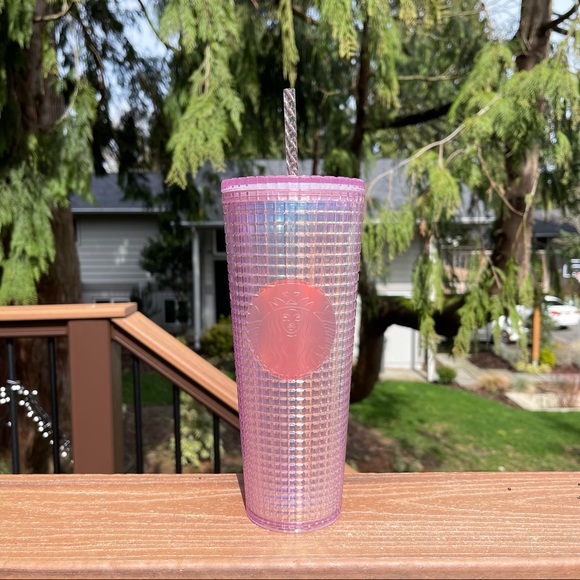 Starbucks Other - Starbucks Blush Pink Studded 24oz Tumbler